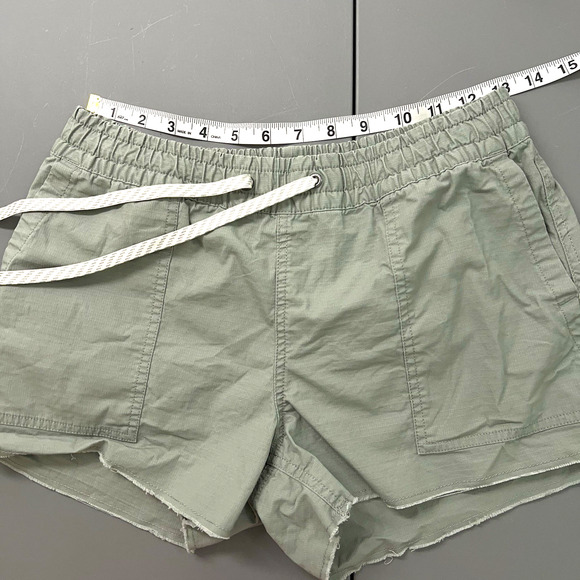 Vuori Shorts Women's Small Green Vintage Ripstop Drawstring Pull On VW385 Casual - Picture 5 of 9